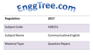 hs8151 question paper