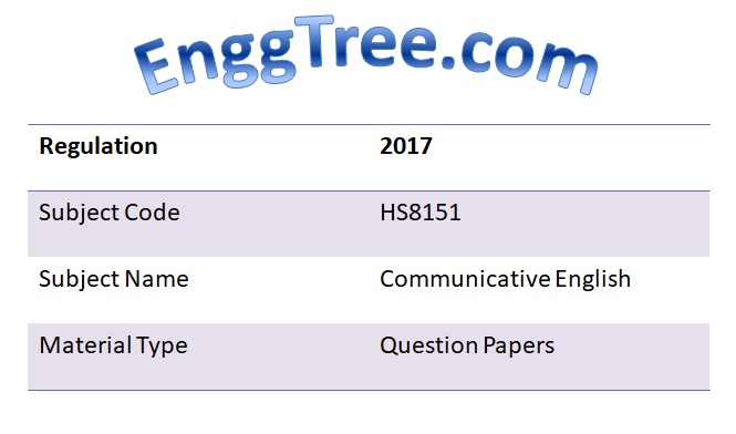 hs8151 question paper