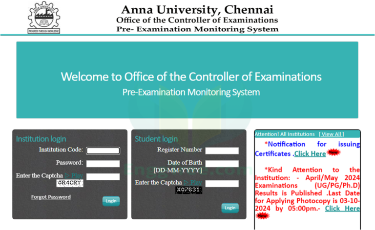 Anna University Apr May 2024 Results